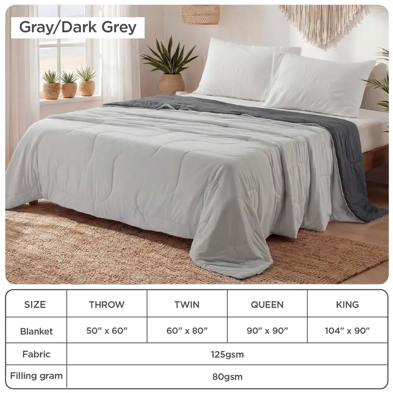 Summer Sale Cooling Comforter | Bamboo Fabric for Hot Sleepers, Bedroom Bedding Gift