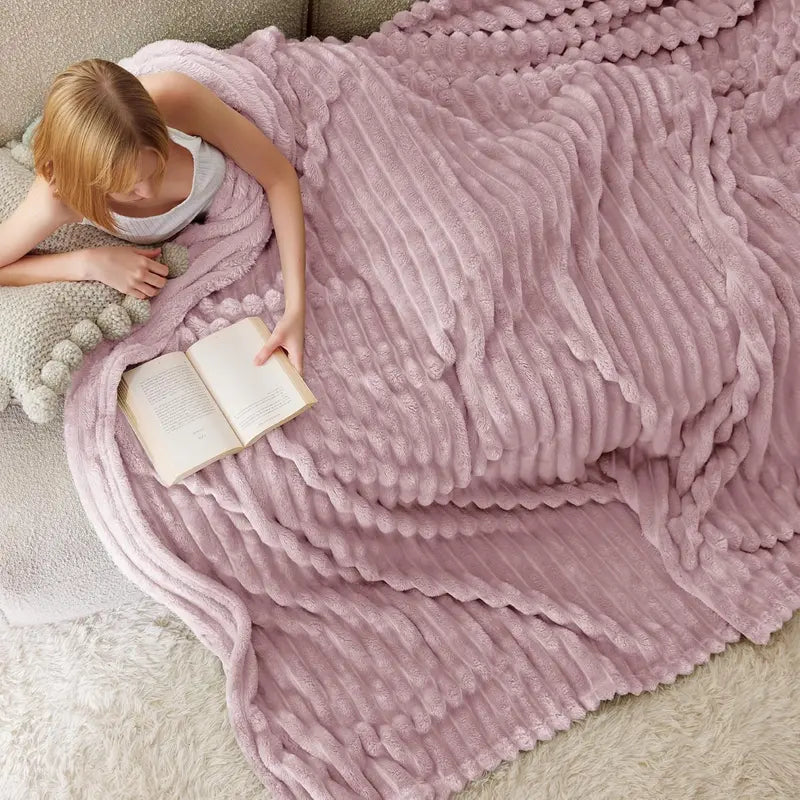 Summer Sale | Striped Cozy Blanket All Season Indoor Outdoor