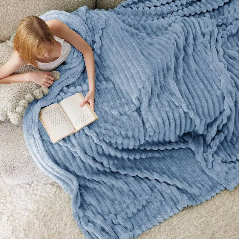 Summer Sale | Striped Cozy Blanket All Season Indoor Outdoor