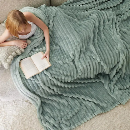 Summer Sale | Striped Cozy Blanket All Season Indoor Outdoor