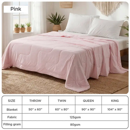 Summer Sale Cooling Comforter | Bamboo Fabric for Hot Sleepers, Bedroom Bedding Gift