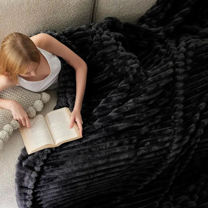 Summer Sale | Striped Cozy Blanket All Season Indoor Outdoor