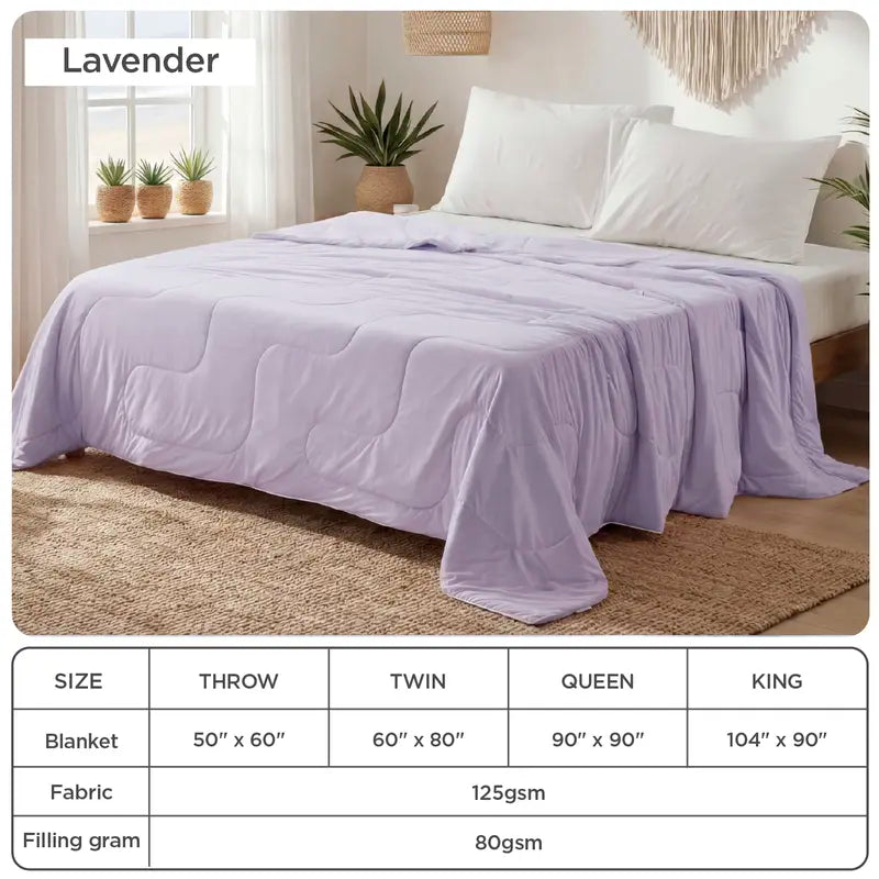 Summer Sale Cooling Comforter | Bamboo Fabric for Hot Sleepers, Bedroom Bedding Gift