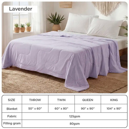 Summer Sale Cooling Comforter | Bamboo Fabric for Hot Sleepers, Bedroom Bedding Gift