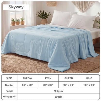 Summer Sale Cooling Comforter | Bamboo Fabric for Hot Sleepers, Bedroom Bedding Gift