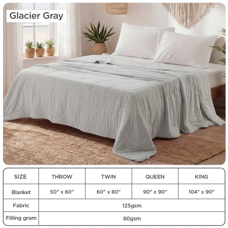 Summer Sale Cooling Comforter | Bamboo Fabric for Hot Sleepers, Bedroom Bedding Gift