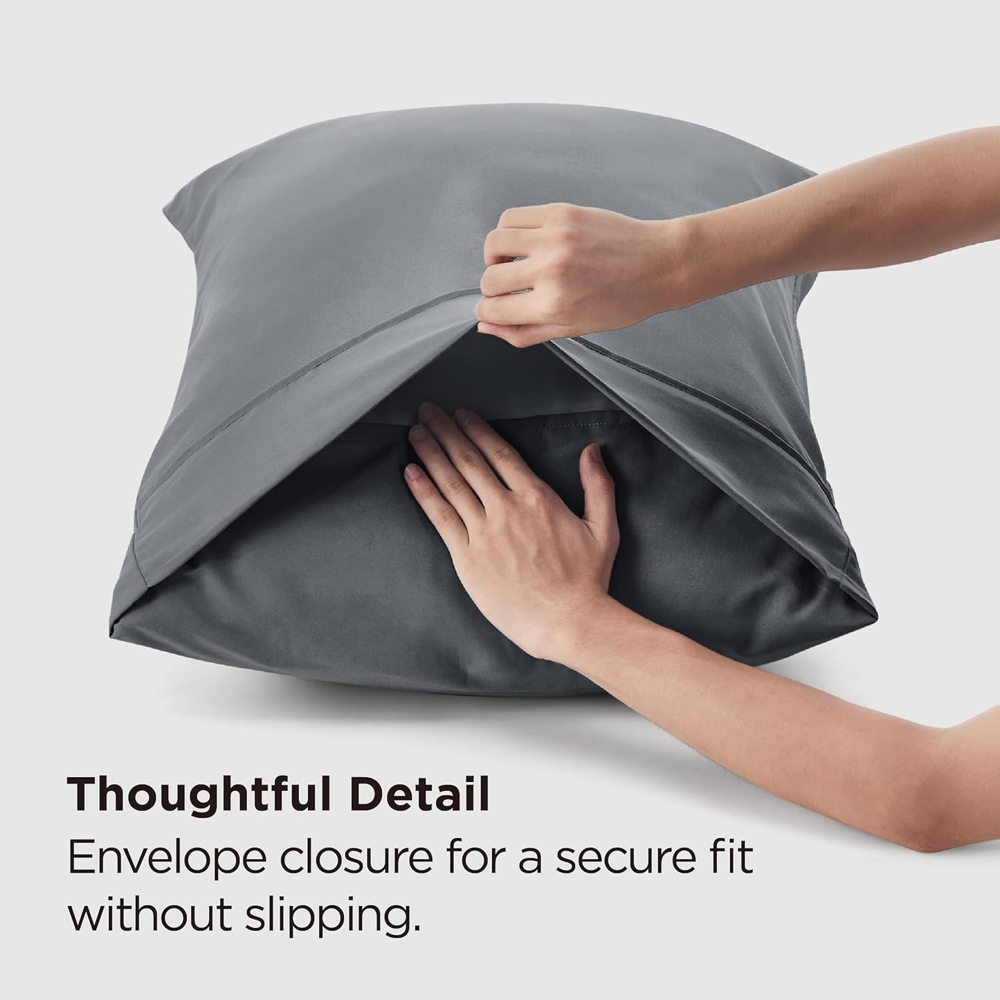 Soft Brushed Microfiber Pillow Case 20x26 | Wrinkle Fade Resistant