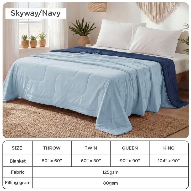 Summer Sale Cooling Comforter | Bamboo Fabric for Hot Sleepers, Bedroom Bedding Gift
