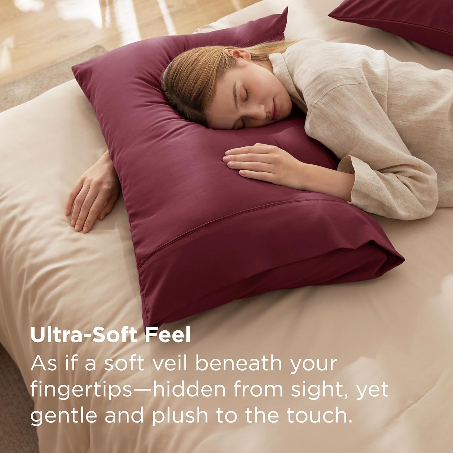 Soft Brushed Microfiber Pillow Case 20x26 | Wrinkle Fade Resistant