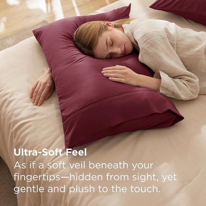 Soft Brushed Microfiber Pillow Case 20x26 | Wrinkle Fade Resistant