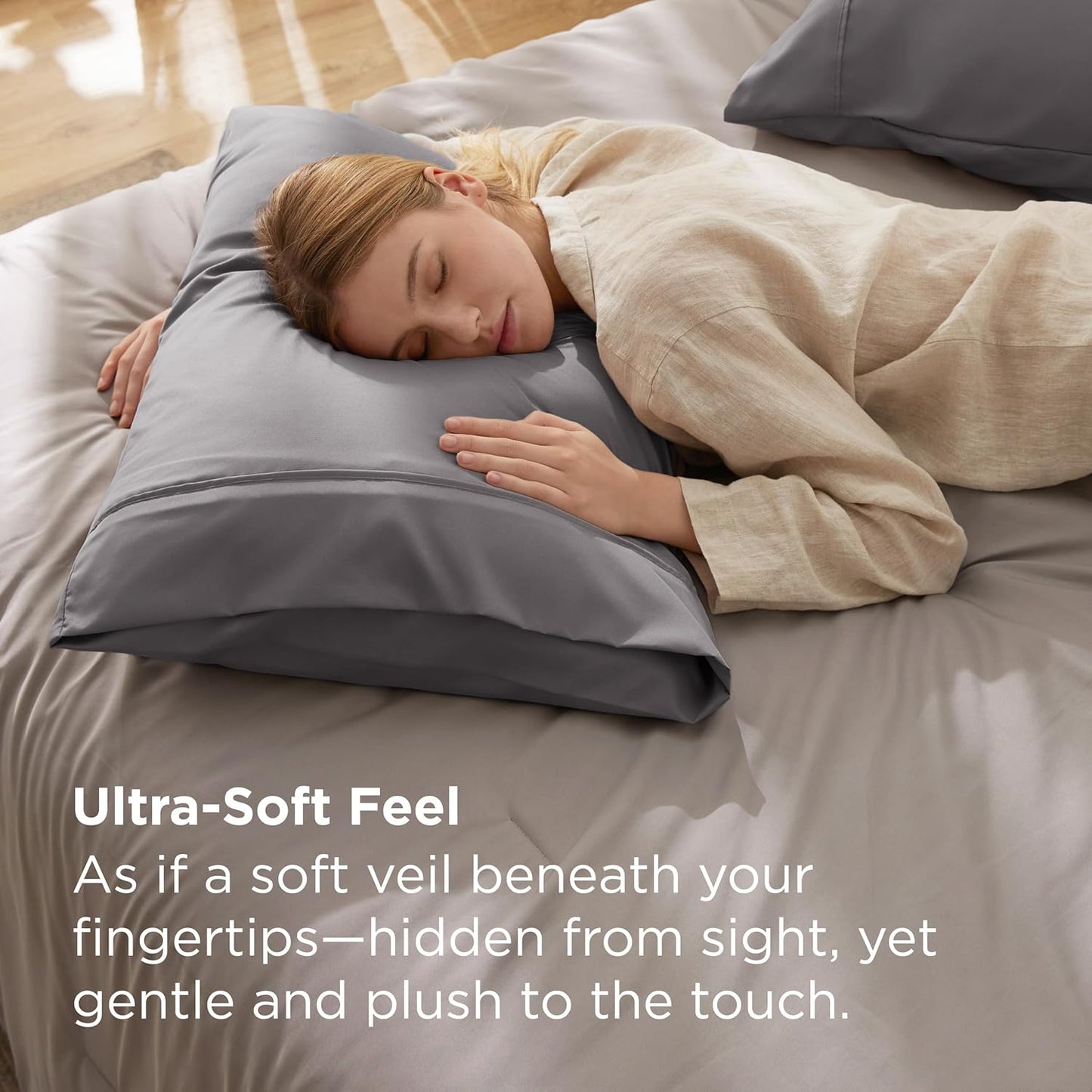Soft Brushed Microfiber Pillow Case 20x26 | Wrinkle Fade Resistant