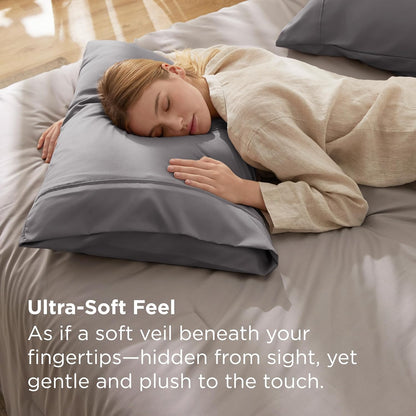 Soft Brushed Microfiber Pillow Case 20x26 | Wrinkle Fade Resistant