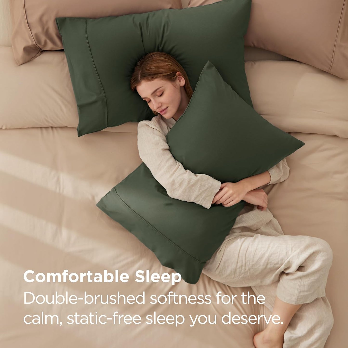 Soft Brushed Microfiber Pillow Case 20x26 | Wrinkle Fade Resistant