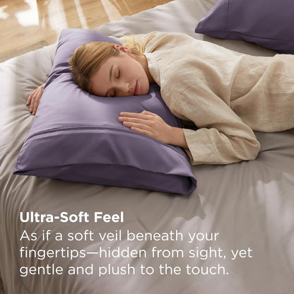 Soft Brushed Microfiber Pillow Case 20x26 | Wrinkle Fade Resistant