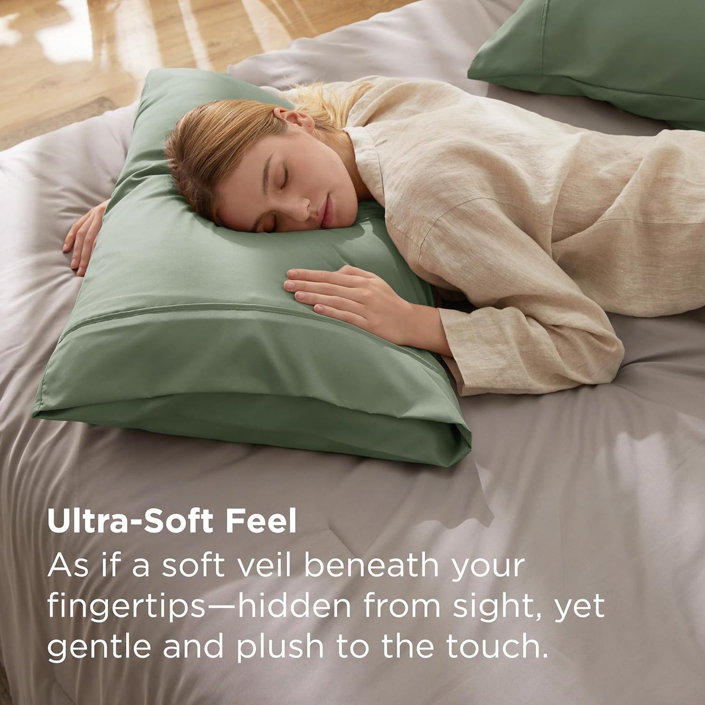 Soft Brushed Microfiber Pillow Case 20x26 | Wrinkle Fade Resistant