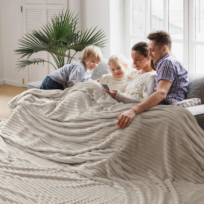 Summer Sale | Striped Cozy Blanket All Season Indoor Outdoor