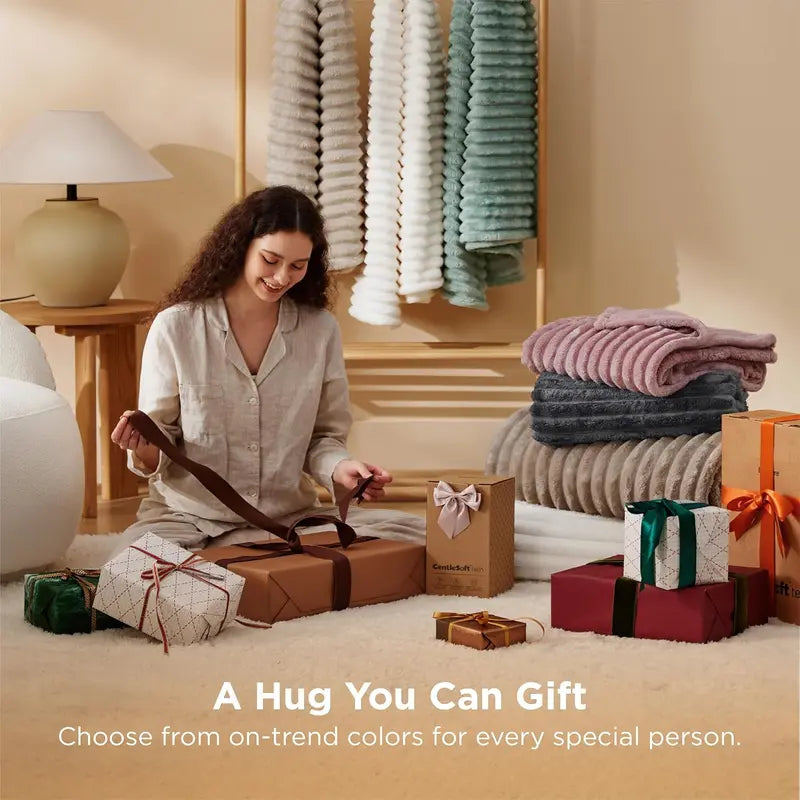 Summer Sale | Striped Cozy Blanket All Season Indoor Outdoor