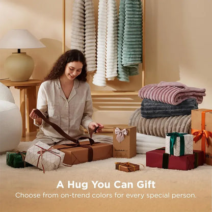 Summer Sale | Striped Cozy Blanket All Season Indoor Outdoor